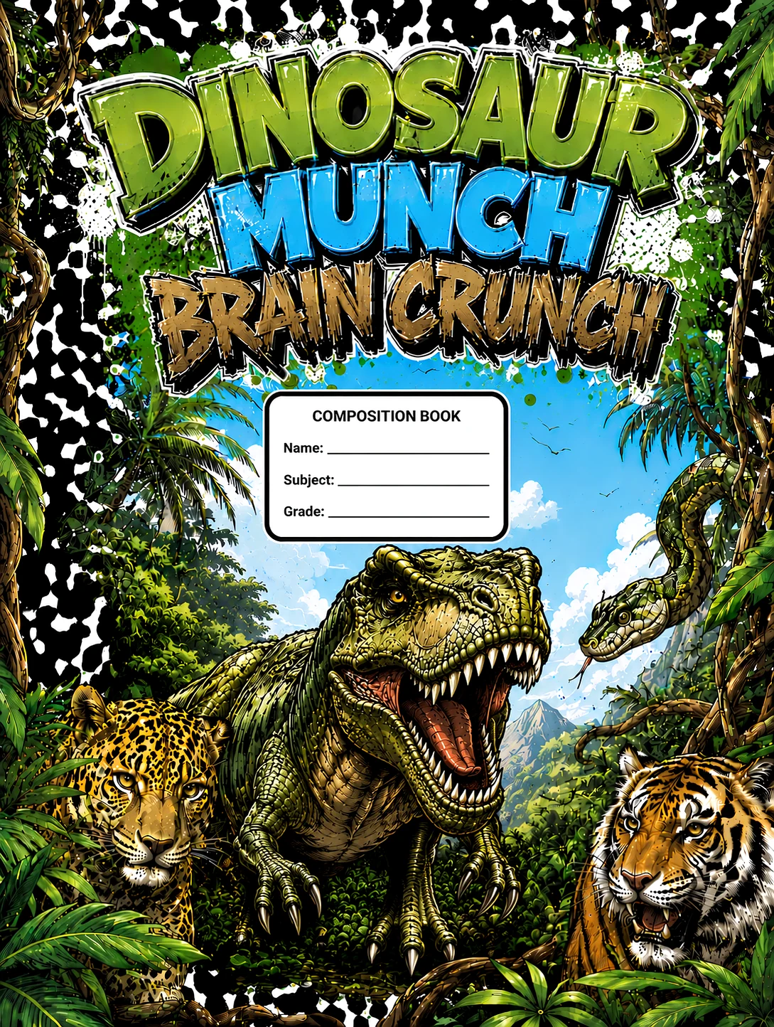 Dinosaur composition cover